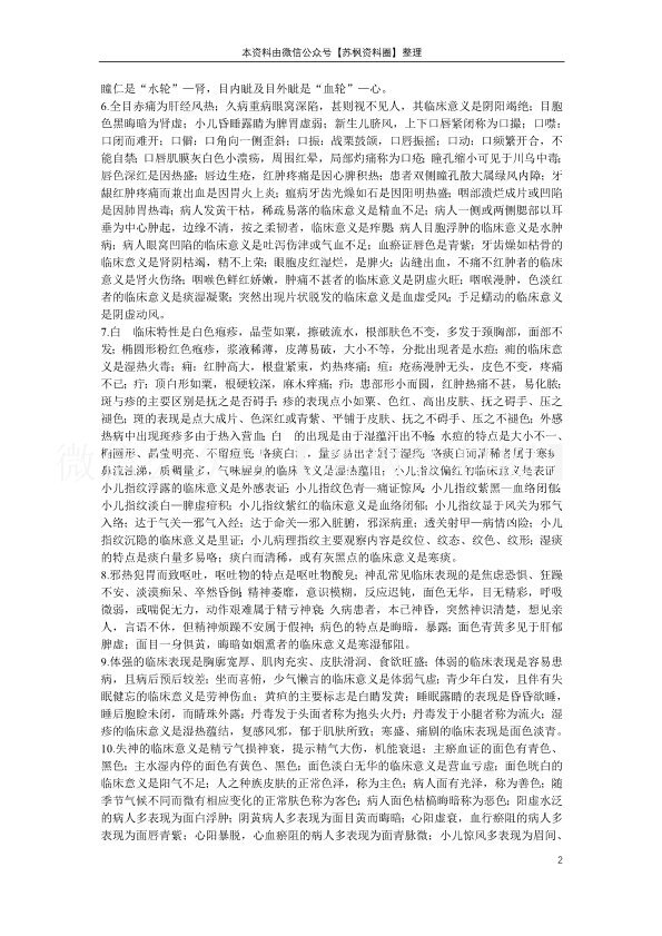中医诊断学